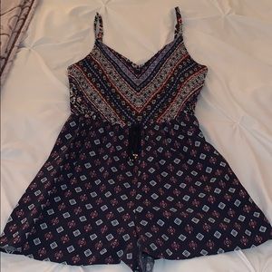 Patterned Romper Size M